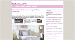 Desktop Screenshot of kinderzimmerdeko.info